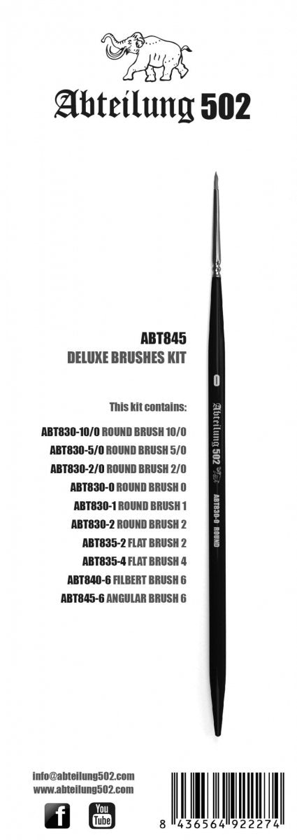 Abteilung 502 ABT845 DELUXE BRUSHES KIT – zdjęcie 2