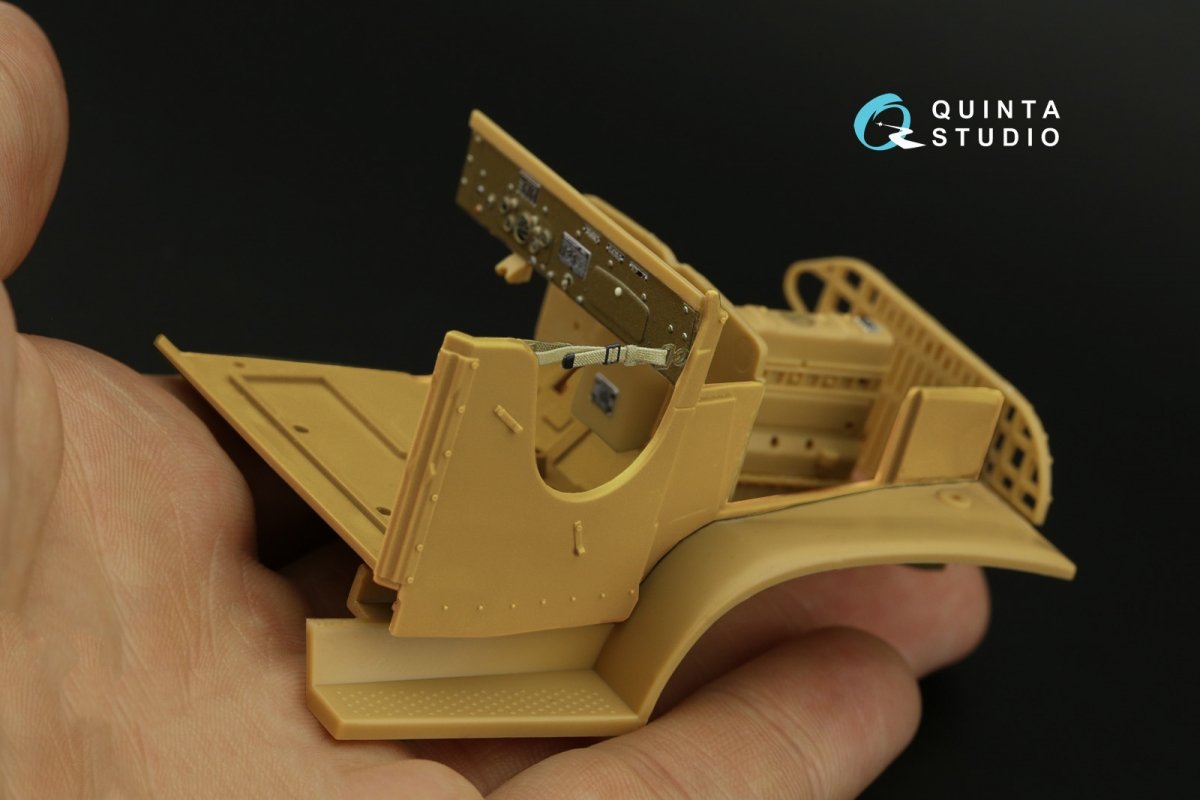 Quinta Studio QD35059 GMC CCKW 352 Open Cab 3D-Printed &amp;amp; colored Interior on decal paper (HobbyBoss) 1/35 – immagine 5