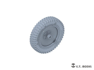 ET Model P35-124 WWII German Sd.kfz.250/Sd.kfz.10 Sagged Front Wheels for Dragon Kit 1/35 – image 2