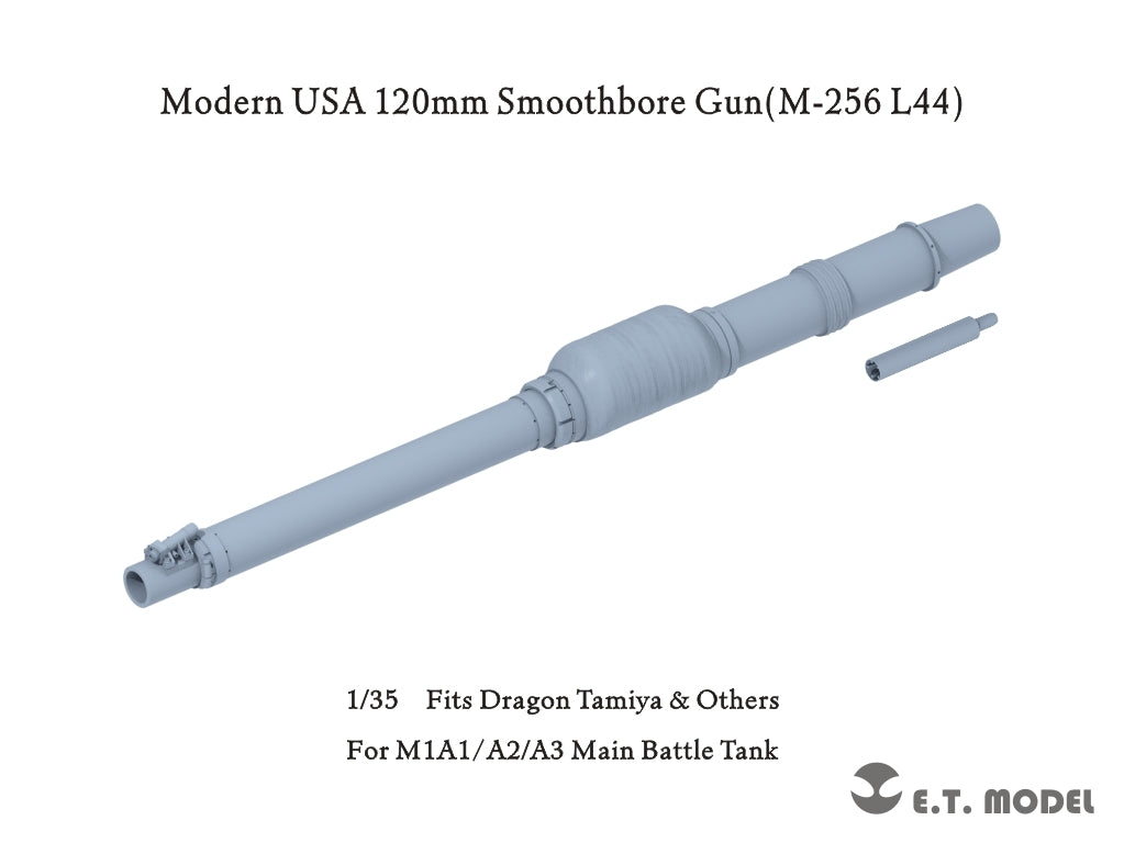 ET Model P35-345 Modern USA M1A1/A2/A3 MBT 120mm Smoothbore Gun(M-256 L44) 1/35