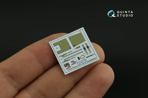 Quinta Studio QD48278 F/A-18А++ 3D-Printed &amp;amp; colored Interior on decal paper (HobbyBoss) 1/48 – image 8