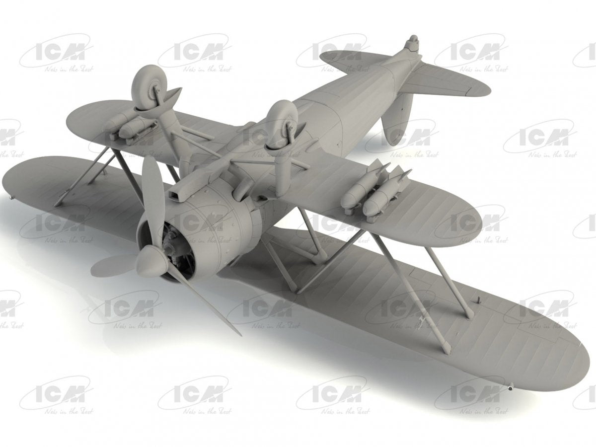 ICM 32025 CR. 42 Falco with Italian Pilots in tropical uniform 1/32 – imagen 7