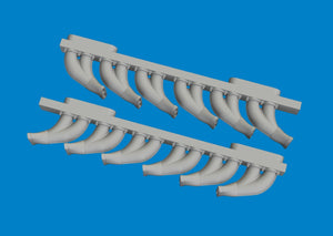 Eduard 6481049 P-39 exhaust stacks fishtail PRINT ARMA HOBBY 1/48 – image 2
