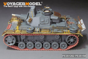 Kit d&amp;#39;amélioration de base pour troupes Pz.KPfw. III Ausf Afrique du Nord (Seconde Guerre mondiale) - Voyager Model PE351262 - Compatible avec les maquettes DRAGON 6431/6956 au 1/35  – image 9