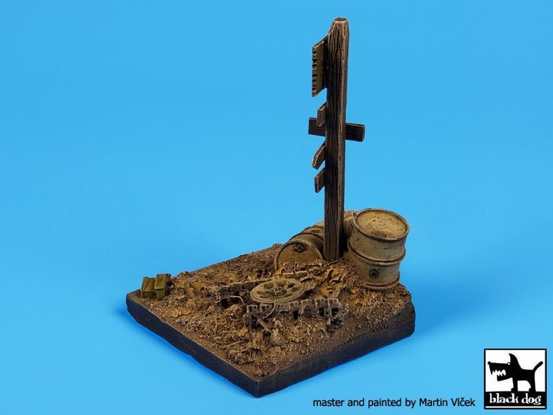 Black Dog D35042 Road signs base 1/35 – imagen 2