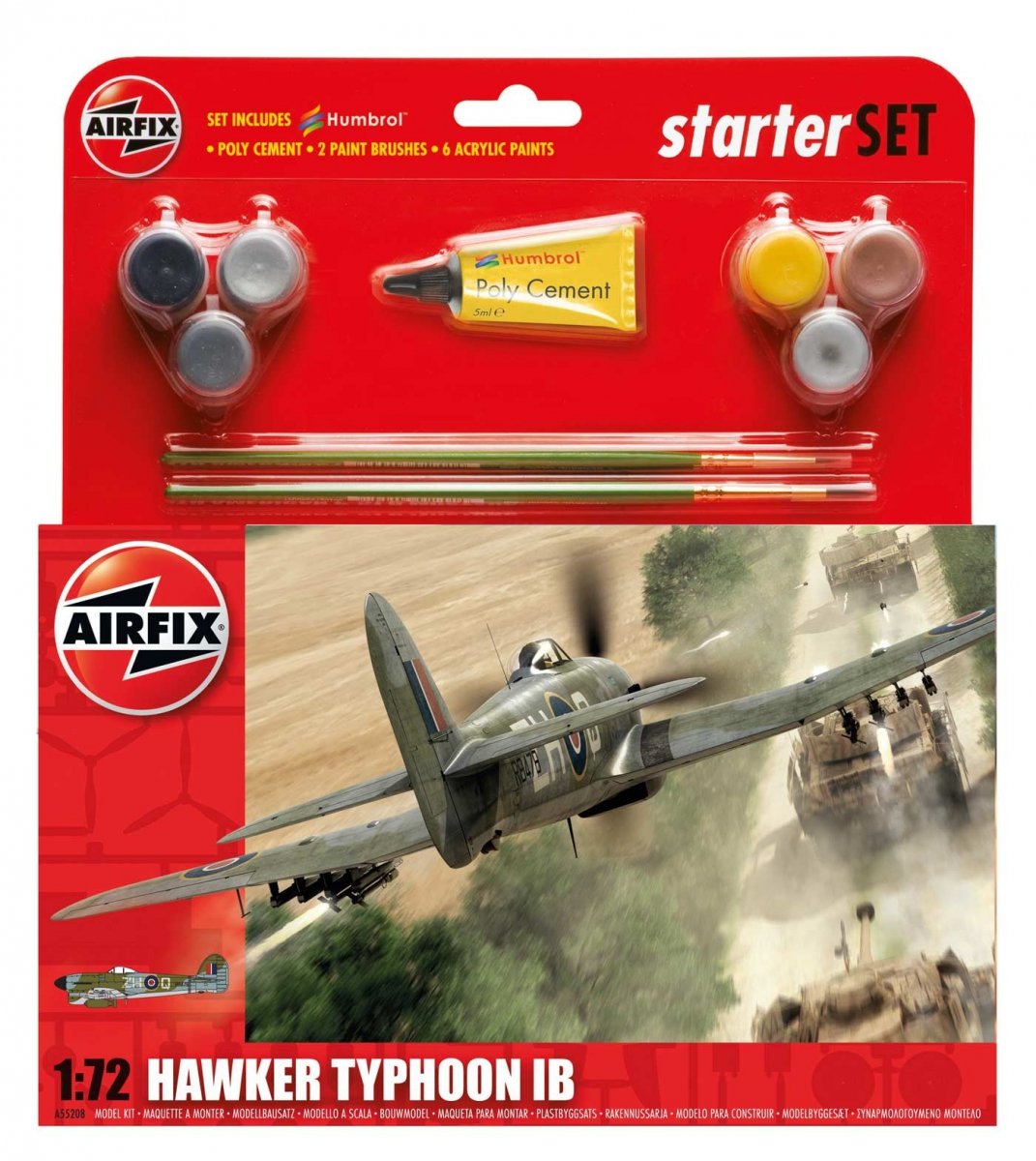 Airfix 55208 Hawker Typhoon Ib Model Kit 1/72