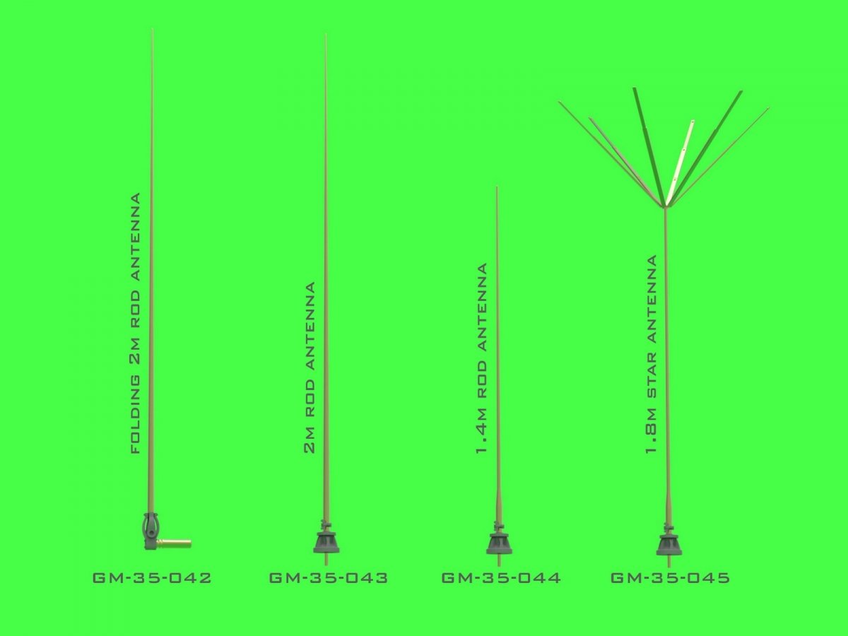 Master GM-35-045 German WWII 1.8m star antenna (for command tanks) (1pc) 1/35 – immagine 5