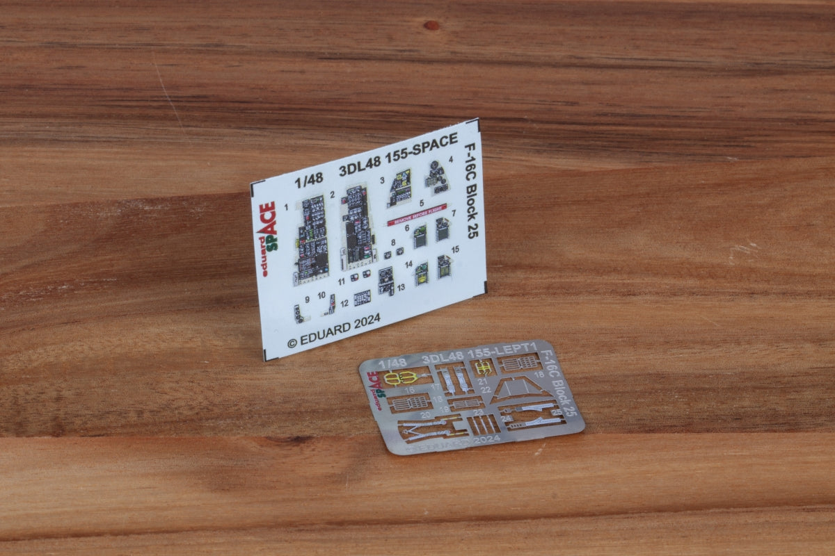 Eduard 3DL48155 F-16C Block 25 SPACE TAMIYA 1/48