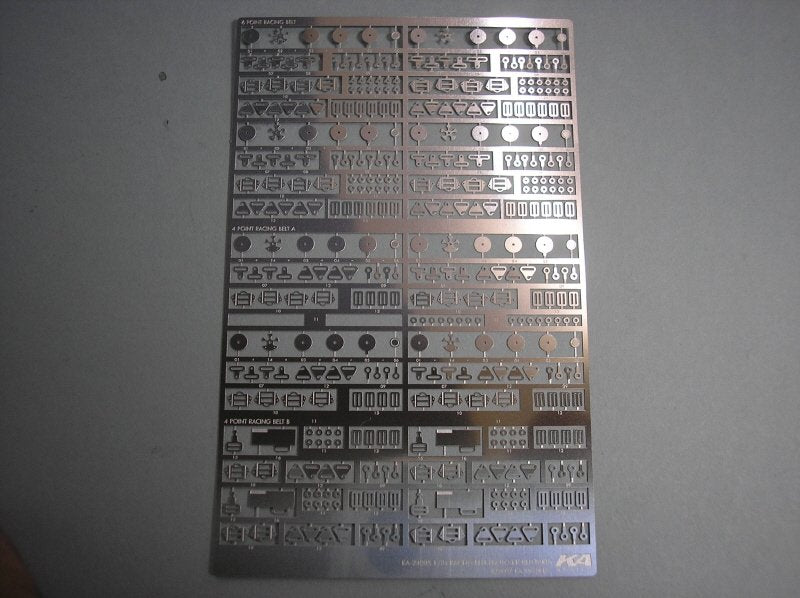 KA Models KA-24005 6&amp;amp;4 Point Racing Seat Belt Set ( pasy bezpieczeństwa ) 1/24 – zdjęcie 2