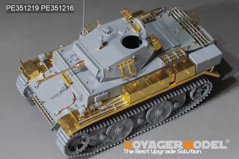 Voyager modèle PE351219 WWII allemand PzKpfw.II.Ausf.L Luch version tardive de base (pour Border BT-018) 1/35 – image 2