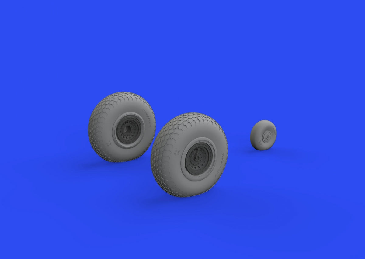 Eduard 6481024 B-17F wheels cross tread EDUARD 1/48 – zdjęcie 2