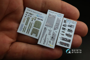 Quinta Studio QD48146 F-CK-1С 3D-Printed &amp;amp; colored Interior on decal paper (for AFV club kit) 1/48 – image 3