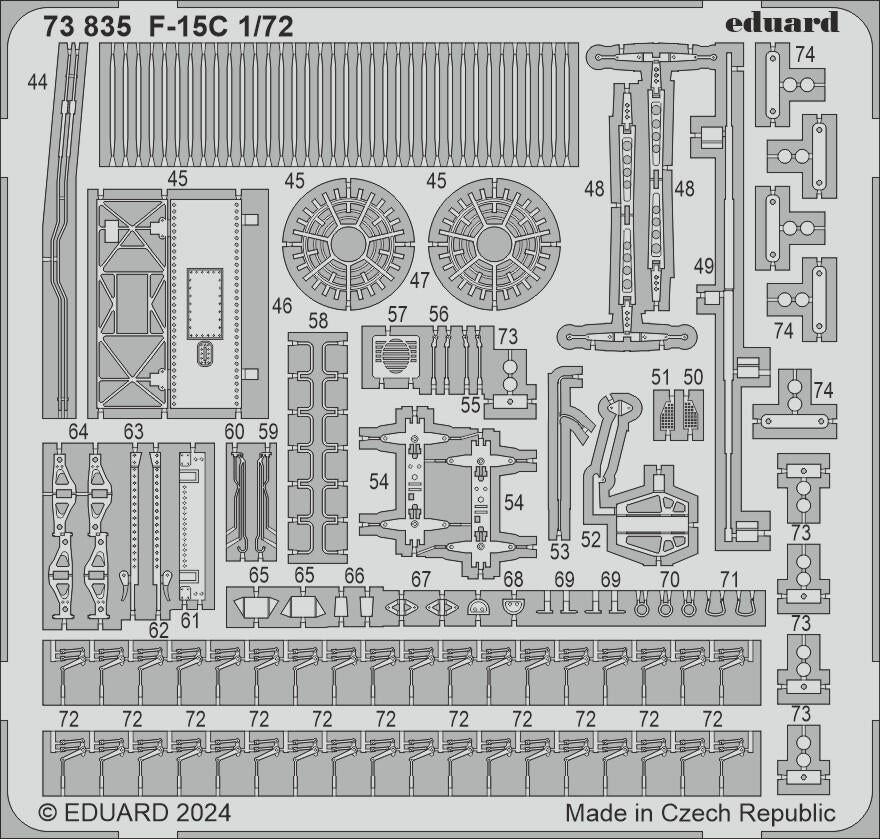 Eduard 73835 F-15C FINE MOLDS 1/72 – image 2