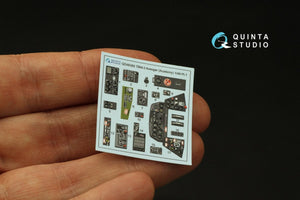 Quinta Studio QD48385 TBM-3 Avenger 3D-Printed &amp;amp; colored Interior on decal paper (Accurate miniatures/Academy) 1/48 – image 4