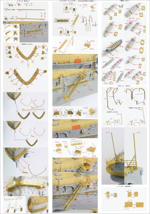 Pontos 35021F1 IJN Mikasa 1905 Detail Up Set 1/350 – Bild 7