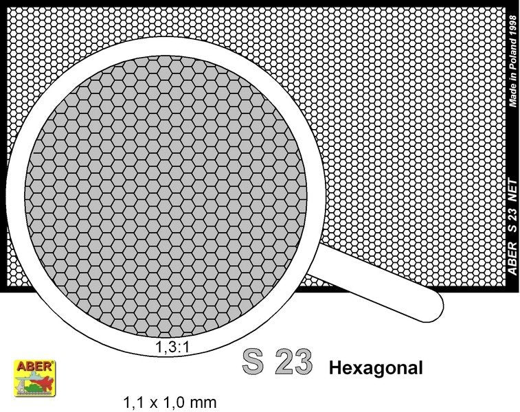Aber S-23 Net with hexagonal mesh 1.1 x 1.0 mm – imagen 2