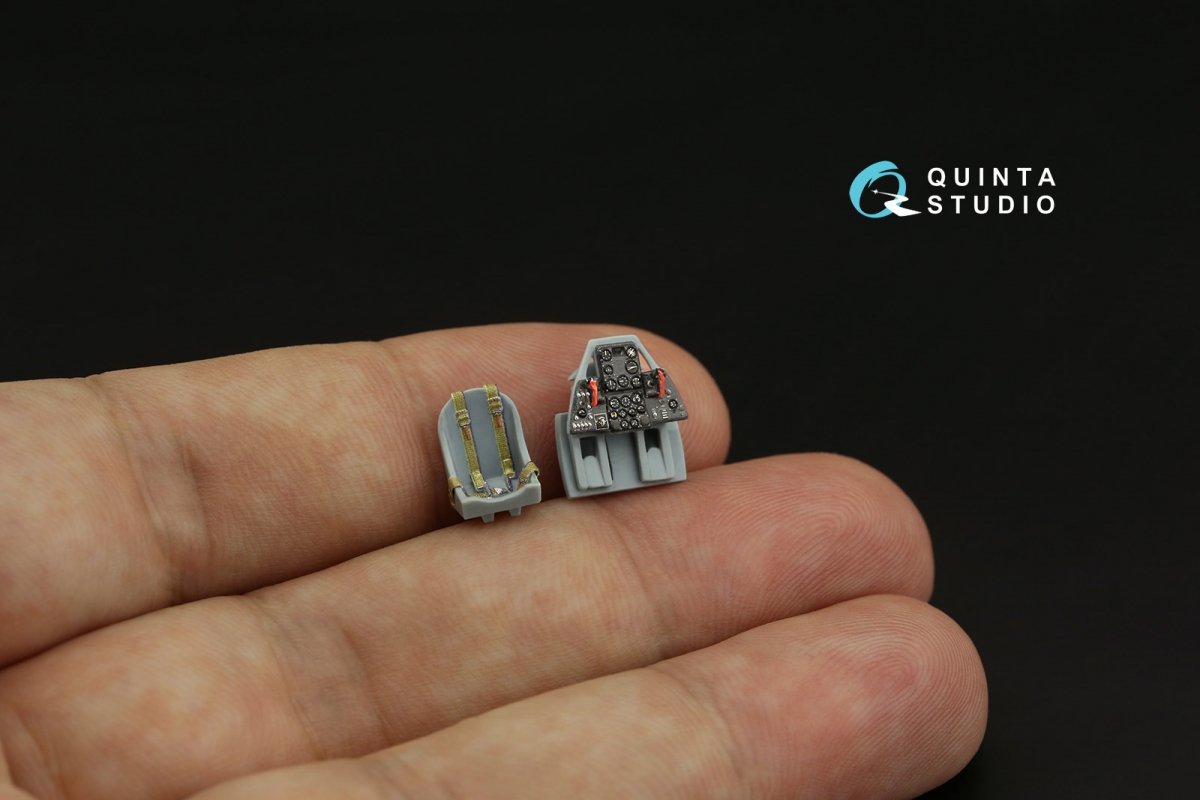 Quinta Studio QD72048 P-39N 3D-Printed &amp;amp; colored Interior on decal paper (RS Models) 1/72 – imagen 4