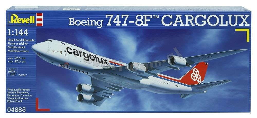 Revell 04885 Boeing 747-8F Cargolux 1/144