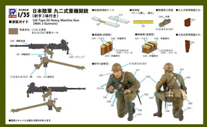 Pit-Road G39 IJA Type 92 Heavy Machine Gun with Figure 1/35 – image 7