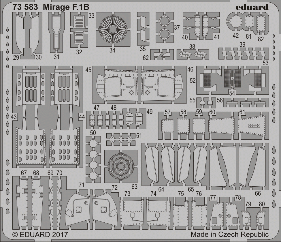 Eduard SS583 Mirage F.1B SPECIAL HOBBY 1/72 – immagine 2