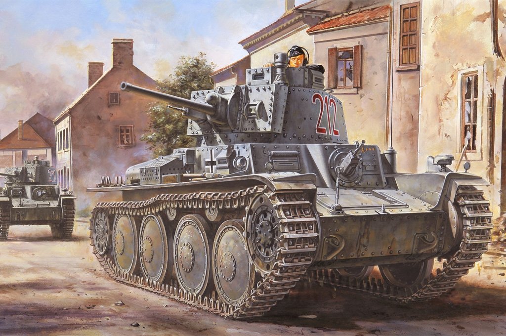 Hobby Boss 80141 German Panzer Kpfw.38(t) Ausf.B w/. Full Interior 1/35 – image 2