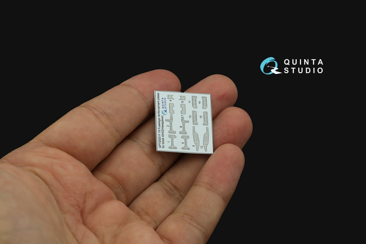 Quinta Studio QP72005 F-16 block 40/42 reinforcement plates (Hasegawa) 1/72 – image 3