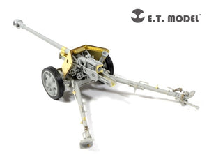 ET Model E35-071 WWII German 7.5cm Pak 40 Anti-Tank Gun (For DRAGON Kit) (1/35) – obrázek 3