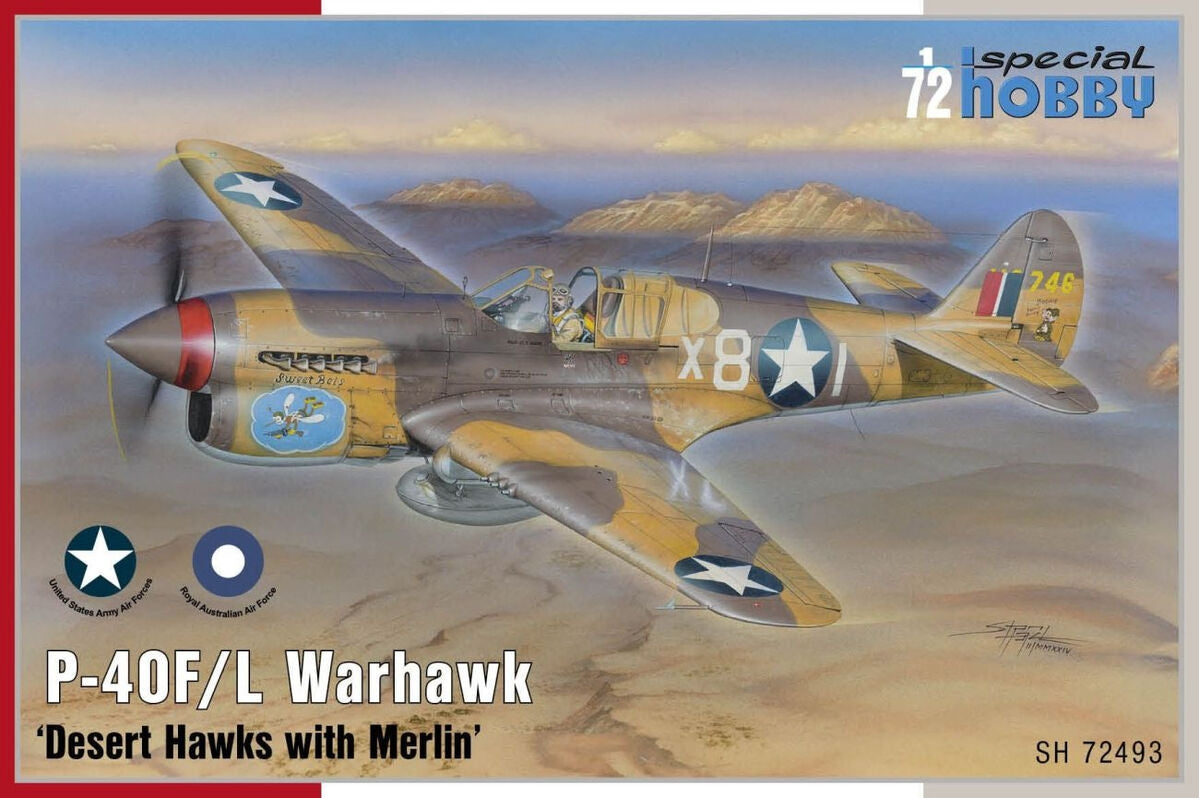 Special Hobby 72493 P-40F/L Warhawk &amp;#39;Desert Hawks With Merlin&amp;#39; 1/72