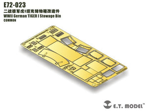 ET Model E72-023 WWII German TIGER I Stowage Bin 1/72 – image 2
