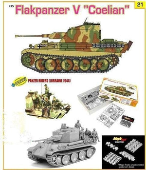 Cyber Hobby 9121 FLAKPANZER V COELIAN + PANZER RAIDERS 1/35 – Bild 2
