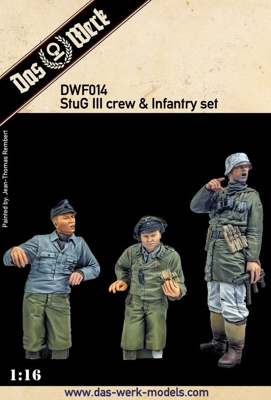 Das Werk DWF014 StuG III crew &amp;amp; Infantry set 1/16