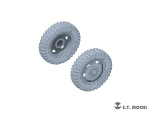 ET Model P35-137 WWII German Steyr Type1500A/1500A-1 Sagged wheels For TAMIYA Kit 1/35 – imagen 3