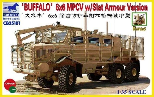 Bronco CB35101 Buffalo 6x6 MPCV w/Slat Armor Version (1/35)