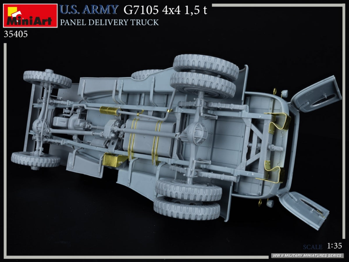 MiniArt 35405 US ARMY G7105 4х4 1.5 t PANEL DELIVERY TRUCK 1/35 – image 15