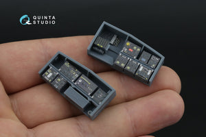 Quinta Studio QD+35144 AH-64A forward avionics bays 3D-Printed &amp;amp; colored Interior on decal paper (Trumpeter) (with 3D-printed resin parts) 1/35 – immagine 12
