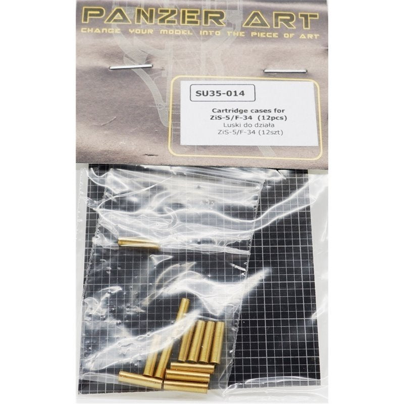 Panzer Art SU35-014 Cartridge Cases for Soviet ZiS-5 &amp; F-34 76.2mm 1/35