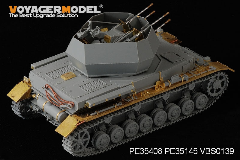 Voyager Model PE35408 WWII German Panzer IV ausf G 20mm Flakpanzer IV &amp;quot;Wirbelwind&amp;quot; For DRAGON 6342 1/35 – Bild 3
