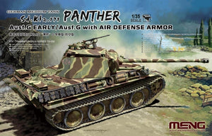 Meng Model TS-052 German Medium Tank Sd.Kfz. 171 Panther Ausf.G Early/Ausf.G with Air Defense Armor 1/35