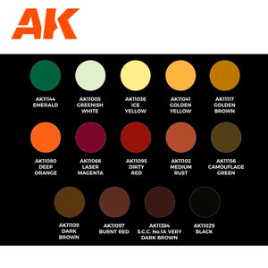 AK Interactive AK11777 SERGIO VILCHES – 3GEN SIGNATURE SET – 14 COLORS &amp;amp; 1 FIGURE – image 3