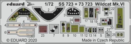 Eduard 73723 Wildcat Mk.VI ARMA HOBBY 1/72