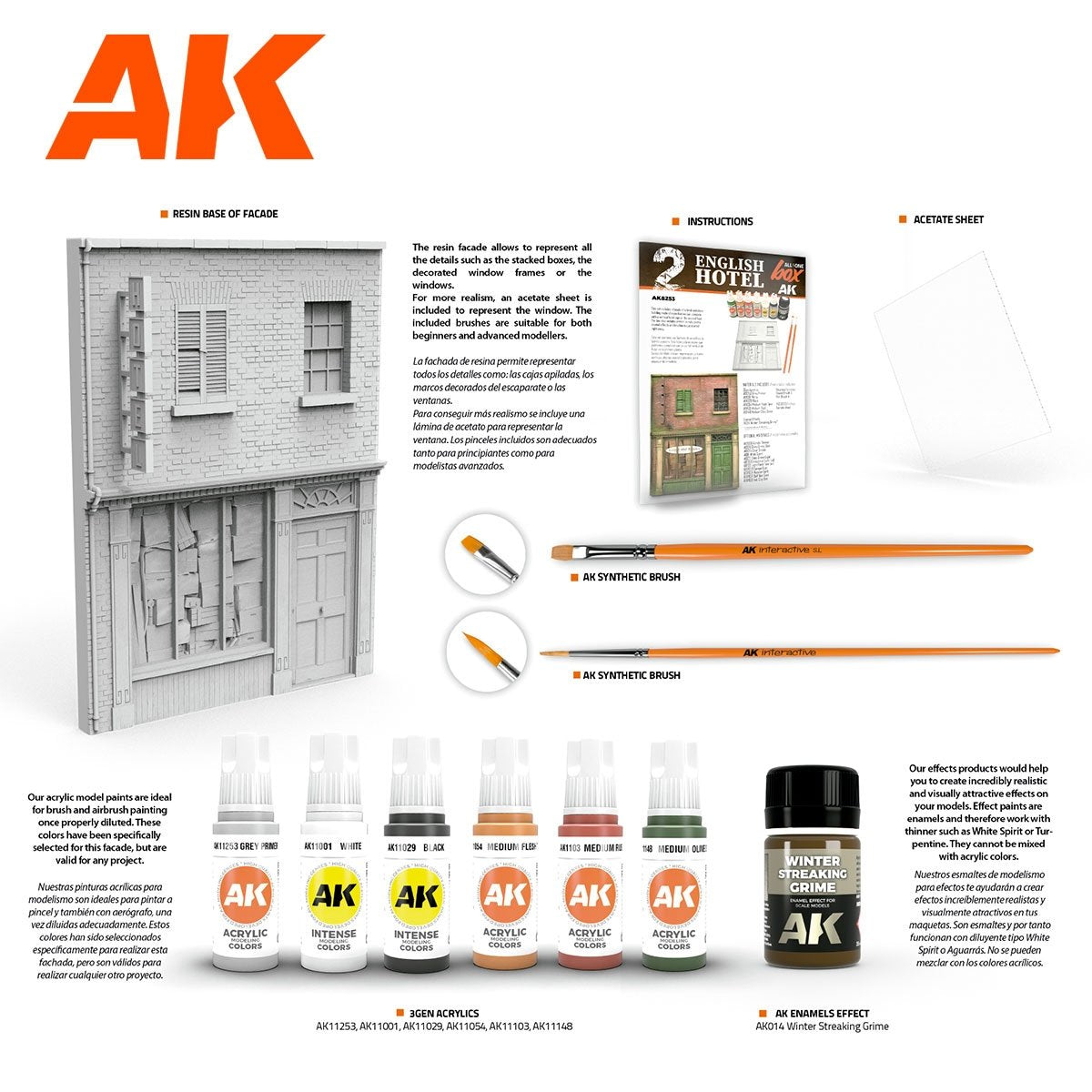 AK Interactive AK8253 ALL IN ONE SET -BOX 2 – ENGLISH HOTEL – immagine 4