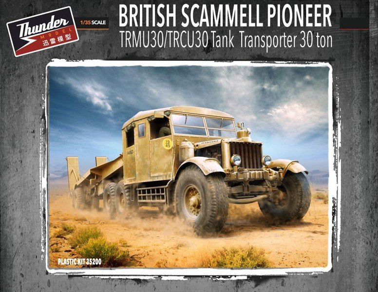 Thunder Model 35200 Scammel Pioneer TRMU30/TRCU30 Transporteur de chars (1/35)