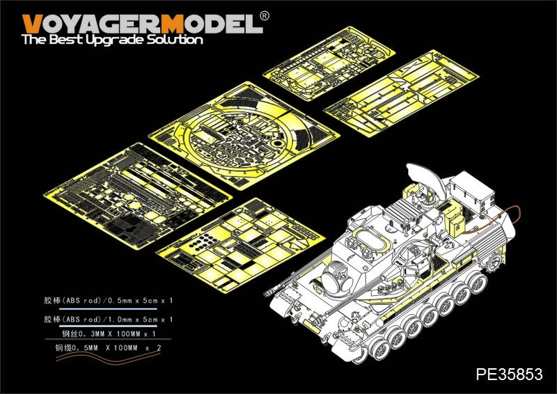 Voyager Model PE35853 Modern German Cheetah A2 SPAAG Basic For MENG TS-030 1/35