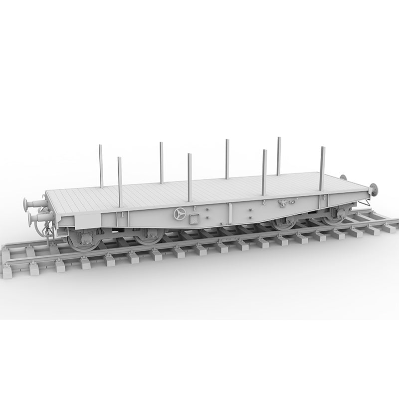 AK Interactive AK35501 GERMAN RAILWAY SCHWERER PLATTFORMWAGEN TYPE SSYS 1/35 – Bild 4