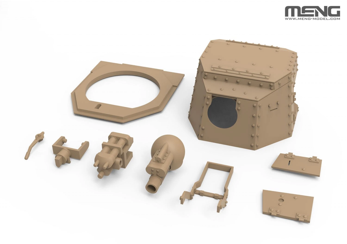 Meng Model TS-059 French FT 75 BS 1/35