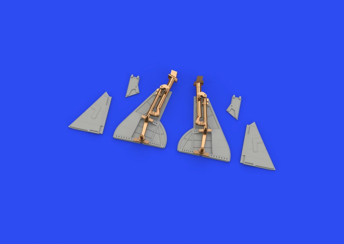 Eduard 648637 Tempest Mk.II undercarriage legs BRONZE EDUARD/SPECIAL HOBBY 1/48 – Bild 3