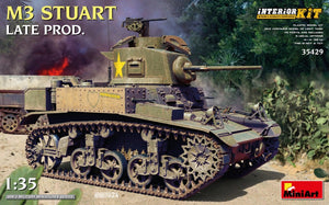 MiniArt 35429 M3 STUART LATE MANUFACTURER INTERIOR KIT 1/35
