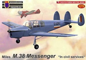 Kovozavody Prostejov KPM0317 M.38 Messenger &amp;quot;In civil services&amp;quot; 1/72