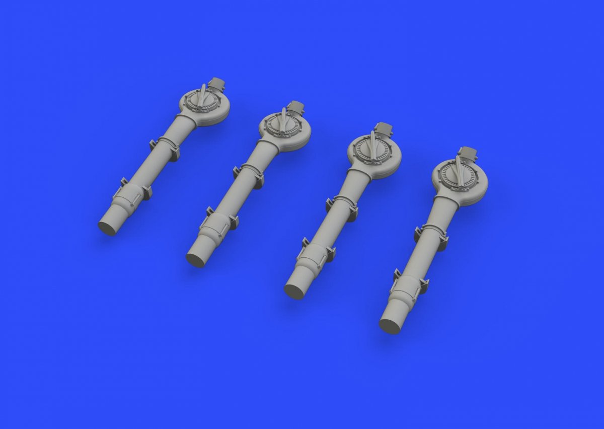 Eduard 672178 B-24 turbochargers EDUARD/HASEGAWA 1/72 – imagen 2