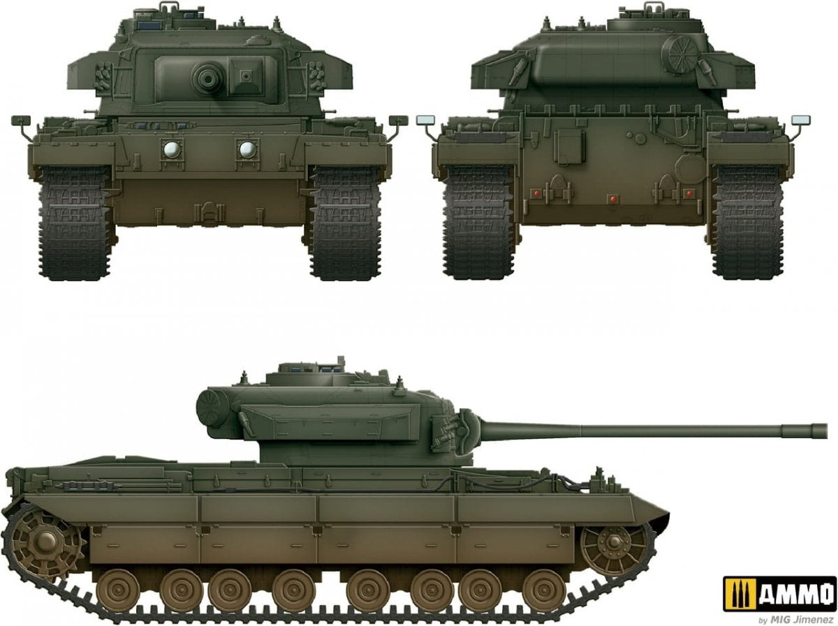 Amusing Hobby 35A042 FV221 Caernarvon British Heavy Tank 1/35 – Bild 3